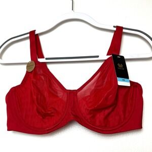Wacoal 40C Elevated‎ Allure Underwire Bra Lift Full Coverage Red NWT